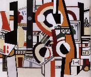 Fernard Leger The disk in the city painting
